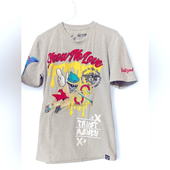 CIVILIZED Men's Graphic Tee - Gray - Picture 1 of 4